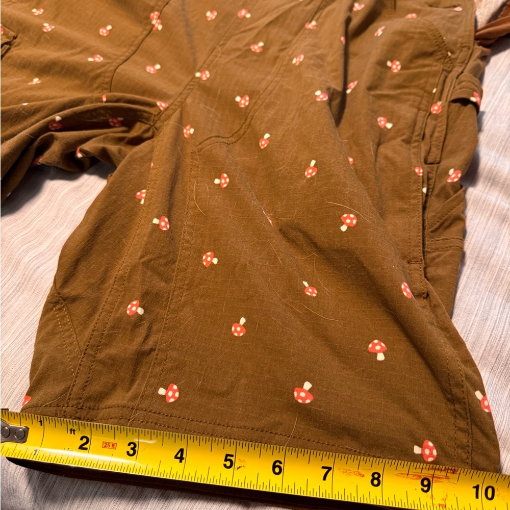Duluth Women's Heirloom Gardening Short Overalls, Size Small